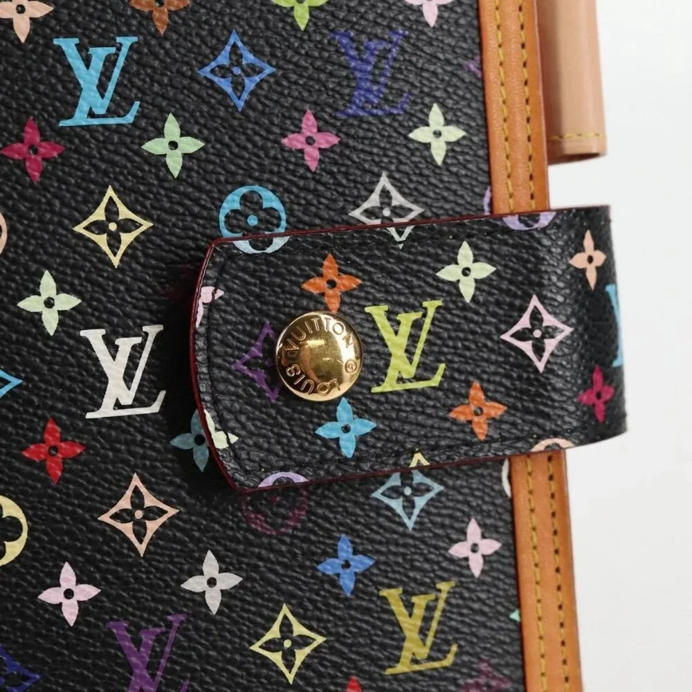LOUIS VUITTON Multicolor Agenda GM Day Planner Cover Black